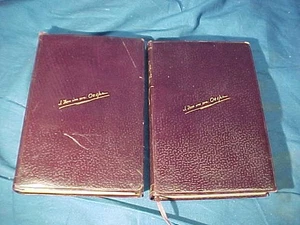 2-1917 JAMES FENIMORE COOPER LEATHER Books From OTESAGA HOTEL Cooperstown - Imagen 1 de 4