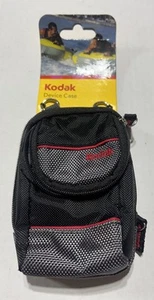 Kodak digital camera carrying case with 2 zippered pouches and hooks for straps - Picture 1 of 2