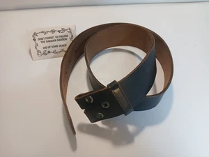 Vintage austauschbarer Ledergürtel Riemen datiert 1967 Made in USA Größe 32 (38") L - Bild 1 von 8