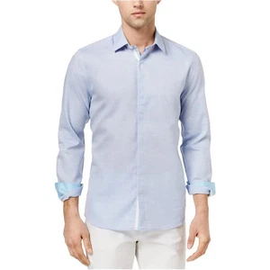 $ 89,50 Ryan Seacrest Herren, meliertes Sport geknöpftes Baumwollhemd, blau, XXL - Bild 1 von 1