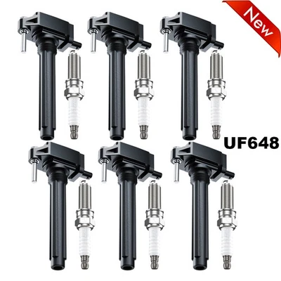 6X Bobina de encendido + Bujía de iridio para Dodge Grand Caravan 2011-2020 3,6 L V6 Foto 1 de 4