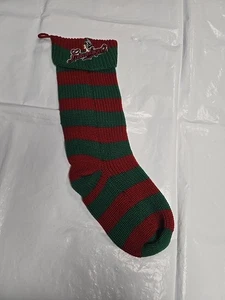Medias de Navidad de cerveza Leinenkugel rojas y verdes tejidas regalo coleccionable - Imagen 1 de 8