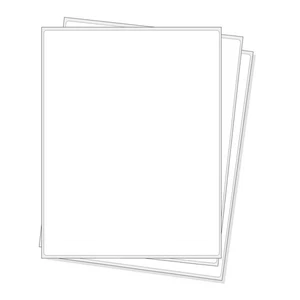 8.5"x11" Hoja Completa Dirección Etiquetas Envío Blanco Autoadhesivas 8-1/2" x 11" UPS - Imagen 1 de 7