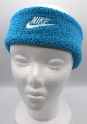 Nike High Pile Fleece Headband Youth OSFM Laser Blue/White - Image 1 of 4