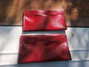 1981-1991 Chevy GMC Truck Suburban Blazer Blue Door Map Pocket Saddle Bag Pair - Picture 1 of 16