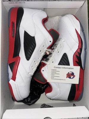 Talla 8.5 - Air Jordan 5 Retro 2016 Low Fire Red Foto 1 de 4