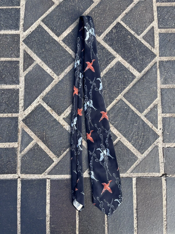 Corbata vintage Brittania Swan Foto 1 de 4