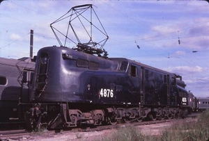 Original Kodak Railroad Slide GG-1 #4876 Bob Yanosey South Amboy N.J. 1982 - Picture 1 of 1