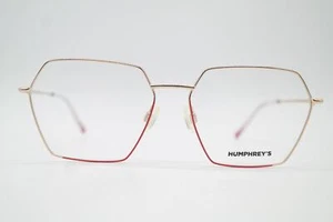 Brille HUMPHREYS 582330 Gold Rot Eckig Brillengestell eyeglasses Neu - Bild 1 von 6