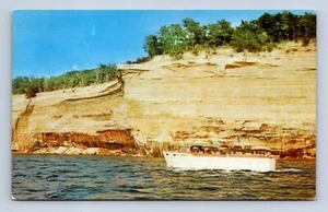 Postal de Rocas de colores, Blue Waters Lake Superior Munising Michigan sin publicar - Imagen 1 de 2