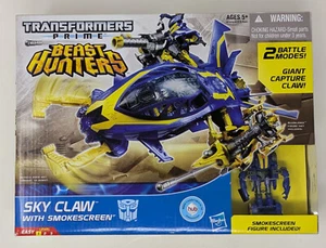 Hasbro (2013) Transformers PRIME Beast Hunters Sky Claw w/ Smokescreen NEW - Picture 1 of 6