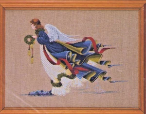 Cross Stitch Victorian Angels Marilyn Leavitt Imblum 1989 pattern OOP & VINTAGE - Picture 1 of 2
