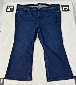 Torrid Sky High Kick Boot Super Soft Blue Jeans Jean New Size 22 Short - Picture 1 of 14