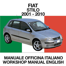 FIAT STILO 2001. Service Manuale Officina riparazione Workshop ITALIANO ELEARN