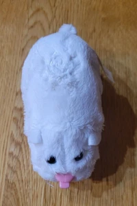 2008 Zhu Zhu Pets interaktiver Hamsterbrocken 8.1 weiß auf weiß nicht mehr produziert - Bild 1 von 7