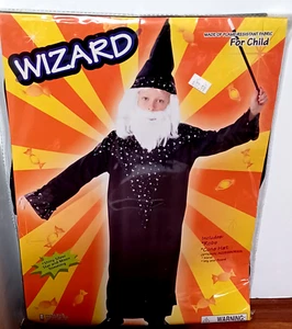 Childs Wizard Halloween Costume Forum Novelties Large 12-14 - Picture 1 of 3