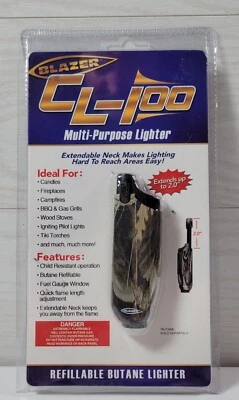Nuevo BLAZER CL-100 Multiusos Camuflaje Butano Recargable Cuello Extensible    Foto 1 de 4