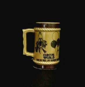 Vintage Ringling Bros Circus World Souvenir Ceramic Mini Beer Tankard - Picture 1 of 4