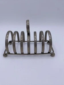 Vintage English Toast Holder Silver Plated William Adam’s FP England - Picture 1 of 9