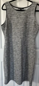 NEW HAIL3Y:23 Gray Shift Dress Size XXL Black And White Sleeveless Lightweight - Picture 1 of 7