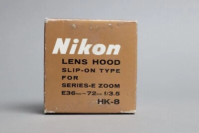 Nikon HK-8 Metal Lens Hood for Nikkor E Series 36-72mm f/3.5 from Japan - Image 1 of 3