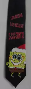 VINTAGE 2002 Nickelodeon SpongeBob Squarepants Santa Claus Christmas Tie - Picture 1 of 2