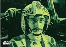 2018 Topps Star Wars A New Hope Black & White Green Parallel #131 Serial #93/99