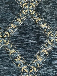 regal blue heather imported velour fragment  high end 29" square pillow? - Picture 1 of 7