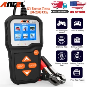 Ancel BA301 6V 12V Battery Tester Charging Cranking Analyzer Tools 100-2000CCA - Picture 1 of 11