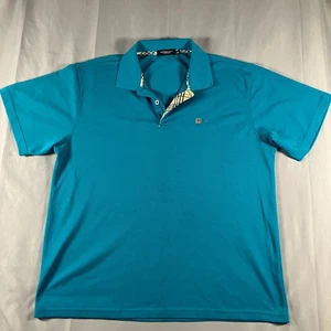 Camisa polo Burberry London XL azul para hombre cuello a cuadros Nova defecto agujero pequeño - Imagen 1 de 16