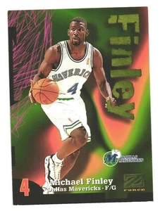 1997-98 SkyBox Z-Force NBA Basketball Dallas Mavericks Michael Finley - Bild 1 von 2