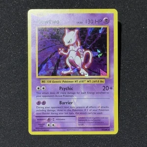 MAJOR Holo Bleed Mewtwo 51/108 CRACKED ICE XY Evolutions Set 2016 Pokemon ERROR - Picture 1 of 24