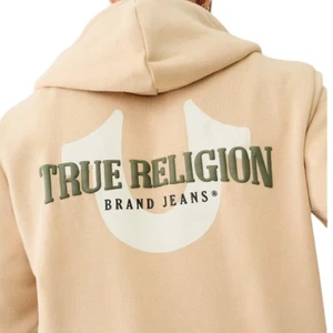 True Religion Travertine Sweatsuit Men's Size XL Fleece 2 Piece Tracksuit NWT - Picture 1 of 14