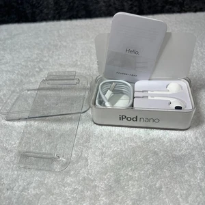 Apple iPod Nano Box 16gb Blanco Plata Modelo A1446 Caja y Auriculares Solo - Imagen 1 de 10