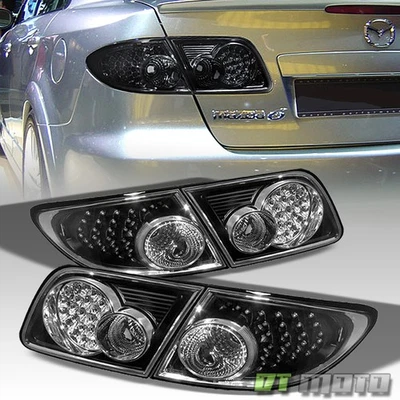 03-08 Mazda6 Sedán Negro Completo LED Lámpara 4 Piezas Foto 1 de 2