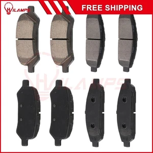 For 2009 2010 2011 2012 2013-2016 Toyota Venza Front Rear Ceramic Brake Pads - Picture 1 of 8