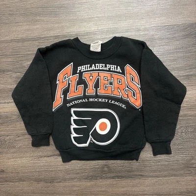 Sudadera De Colección Años 90 Philadelphia Flyers Cuello Redondo NHL Hockey Talla Niño Pequeño 4/5 Foto 1 de 4