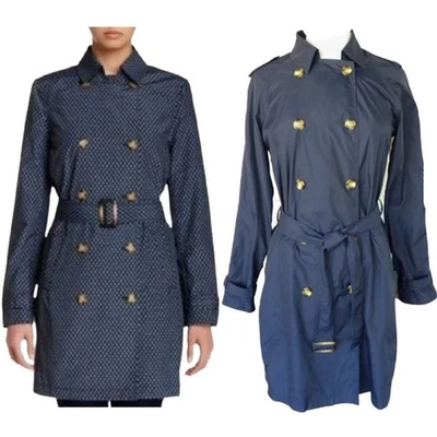 J. McLaughlin темно-синий Тренч маленький легкий путешествий опрятный - Изображение 1 из 4