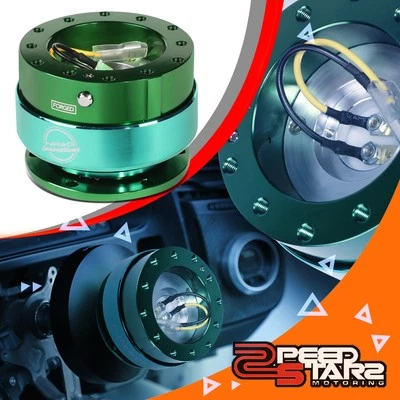 NRG Innovations SRK-200GNGN Aluminum Steering Wheel Quick Release Hub Adapter - Image 1 of 4