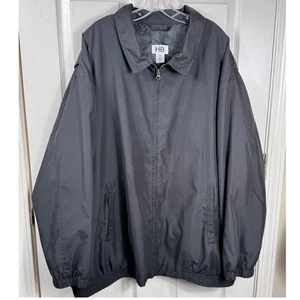 HB Herren 3XL grau Jacke Full Zip leichter Windbreaker - Bild 1 von 10