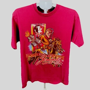 Vintage 90’s Florida State University Noles T-Shirt Mens Lg Single Stitch USA - Bild 1 von 17