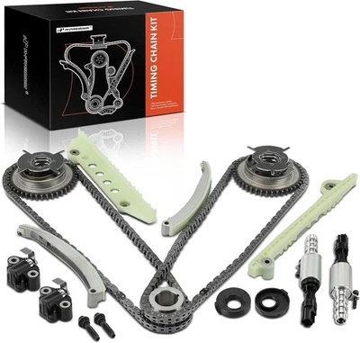  Kit de cadena de distribución del motor de 13 piezas con piñón VVT compatible con Ford y  Foto 1 de 4