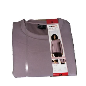 Sweatshirt 32 Grad Hitze Flieder Damen Gr. UK 10 MEDIUM Wildleder Tech Rundhals - Bild 1 von 7