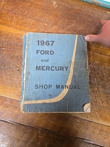 1967 Ford and Mercury Shop Manual Paperback-Vintage - Picture 1 of 7