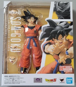 Bandai SH Figuarts SON GOKU A Saiyan Rialzato sulla Terra Dragon Ball Z - Foto 1 di 4