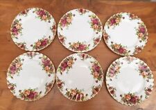Royal Albert Old Country Roses 6 Side/Bread Plates 6.25"
