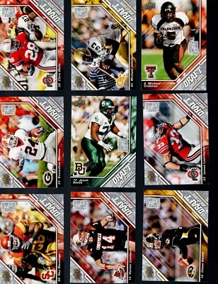 2009 UPPER DECK DRAFT Football Cards Complete Your Set BUY MORE SAVE MORE - Image 1 of 4