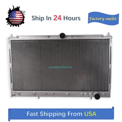 Radiador de aluminio de 2 filas apto para Dodge 1991-1996 Stealth 3,0 L MT 1992, etc. Foto 1 de 4