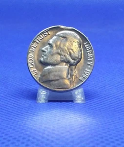 1954- 5c Nickel Curved Clip - Picture 1 of 2