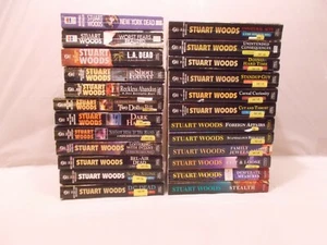 24 STUART WOODS # PB STONE BARRINGTON DEAD FOREVER DARK HARD TIME SCANDALOUS - Picture 1 of 6